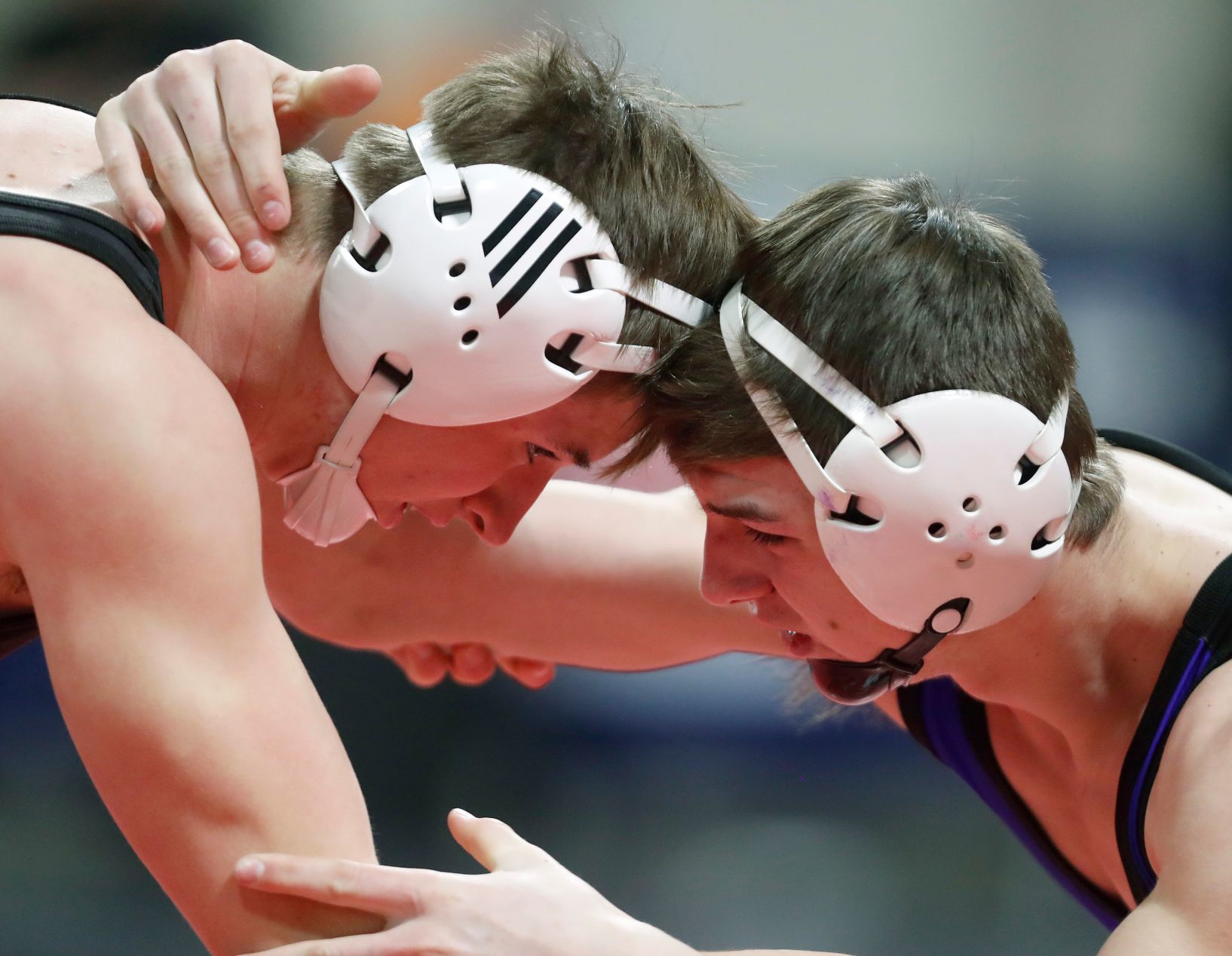 First round of state wrestling